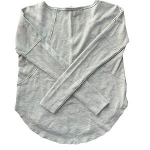 Lucky Brand Women’s Light Gray V / Crew Neck Sweater – SP